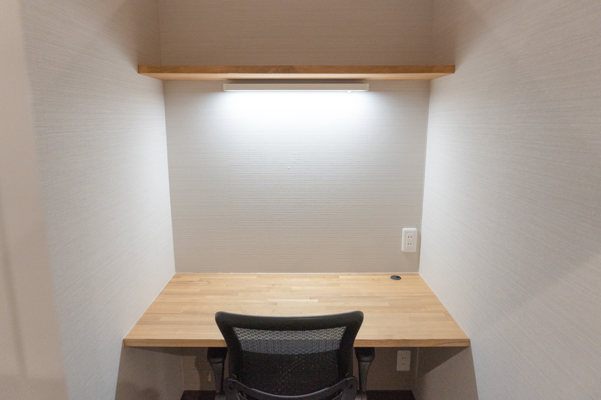 プライベートな1名用個室